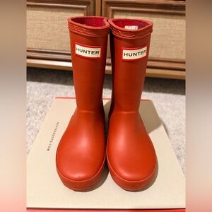 Hunter Kids Classic Red Rain Boots